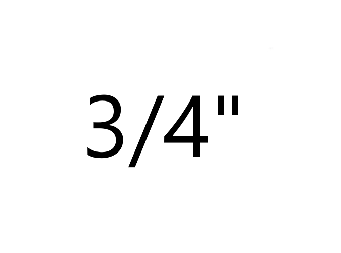 Καρέ 3/4"