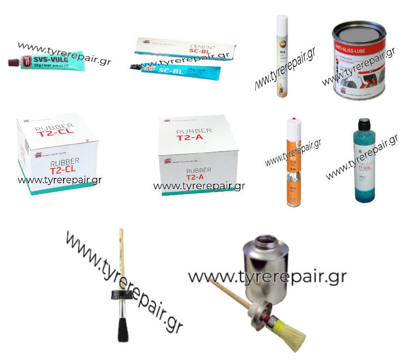 Χημικά,Υλικά & Εργαλεία Επισκευής Ελαστικών (TBL)